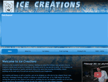Tablet Screenshot of icecreations.com
